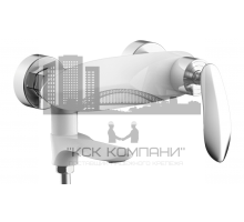 Смеситель GB8001 для ванны и душа, белый/хром