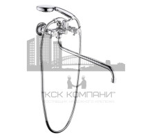 Смеситель для ванны (душевой набор) c длинным гусаком OTTO GZ15041