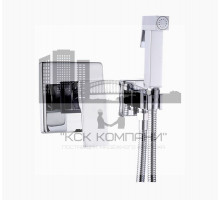 Смеситель скрытого монтажа квадратный HAIGER GZ5203(5303) с гигиеническим душем