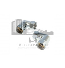 Соединитель угловой 1" ВР ×3/4" ВР с внутренней резьбой, для полотенцесушителя