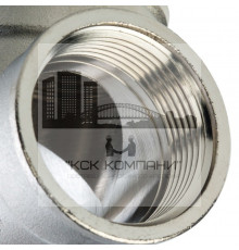 Тройник равнопроходной внутренняя / внутренняя 1 1/4", никелированный