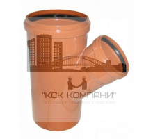 Тройник рыжая переходной ф160/110*45 для наружного применения Политэк