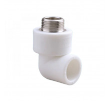 Угол полипропиленовый 20 мм x 3/4 дюйма, с наружной резьбой