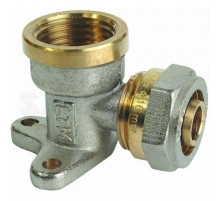 Угольник цанговый установочный 20x1/2" ВР для МП труб