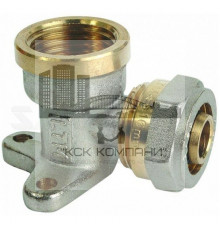 Угольник цанговый установочный 20x1/2" ВР для МП труб