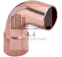 Угольник однораструбный 90° 102920 медный под пайку 12 (Виега)