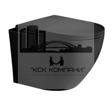Унитаз подвесной безободковый  FB001 чёрный матовый