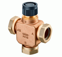 Вентиль трехходовой Tri-CTR Ду 25 1131208 распределительный и смесительный 