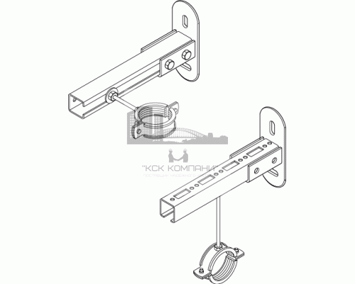 Держатель профиля BIS RapidRail WM0-30, 6613200 (Валравен)
