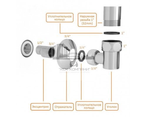 Полотенцесушитель водяной М-3 80х20 ( прямой) (Lider Stall)