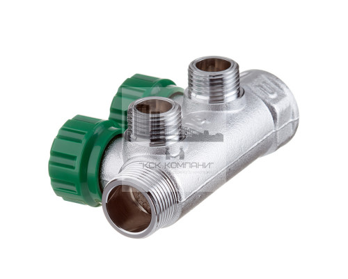 Коллектор  FK 3821 3412TP регулирующий проходной ВР-НР 3/4х1/2 с 2 отводами