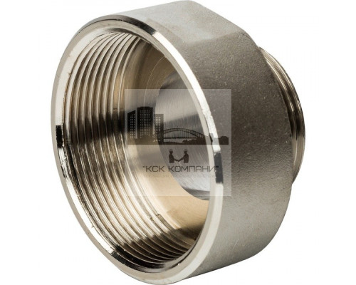 Переходник внутренняя / наружная 2x1 1/4, никелированный