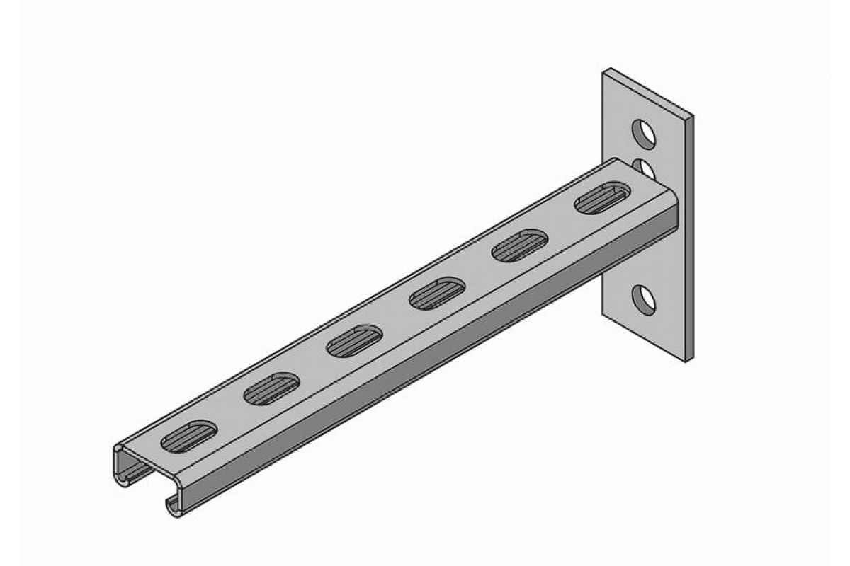 Траверса оцинкованная. MS 100-900 B кронштейн консольный для малых и средних нагрузок. Т-образный кронштейн l300 20х30. Т-образный кронштейн l-200мм (для крепления перфолотков) ДКС. Кронштейн консольный MS 500в.