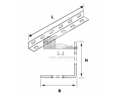 L-образный профиль (уголок, Г-образный)