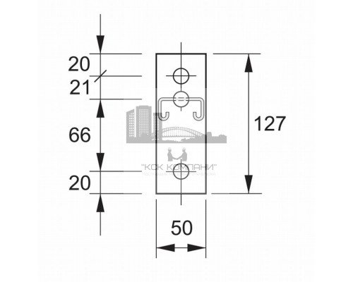 MS 100-900 B Кронштейн консольный для малых и средних нагрузок