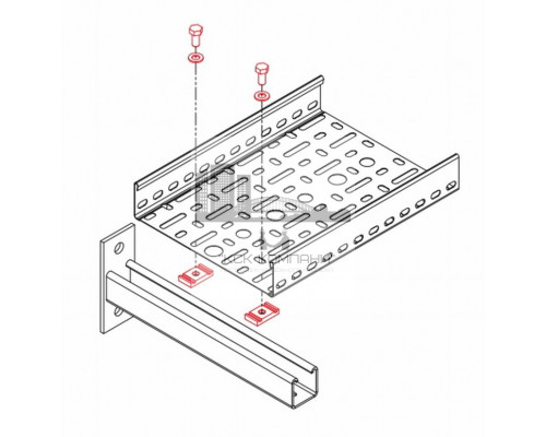 MS 100-900 A Кронштейн консольный для высоких нагрузок