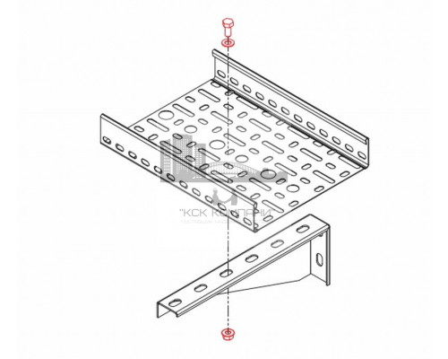 MS 100-400 C, КН 100-600 Кронштейн консольный для малых нагрузок
