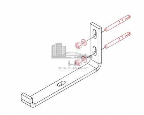 MS 50-225 N Кронштейн настенный