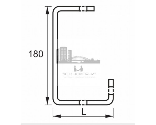 MS 100-300 P Кронштейн потолочный