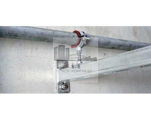 MP-MI-F Трубный хомут для высоких нагрузок (со звукоизоляцией)