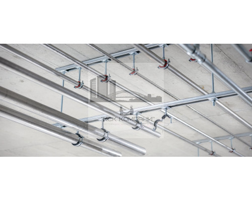 MP-L-I Быстрозапирающийся трубный хомут для невысоких нагрузок (со звукоизоляцией)