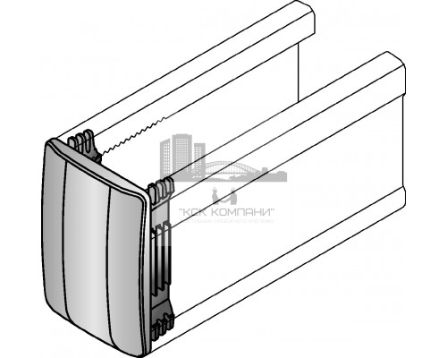 MM-E Декоративная заглушка для каналов