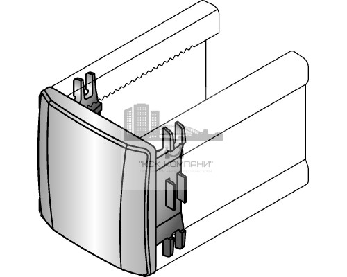 MM-E Декоративная заглушка для каналов