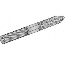 Оцинкованная шпилька-шуруп для подвесов 4.6 с головой Торкс