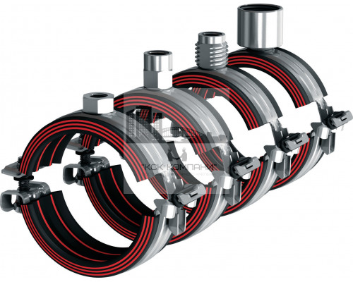 MP-U-I Быстрозапирающийся трубный хомут (со звукоизоляцией)
