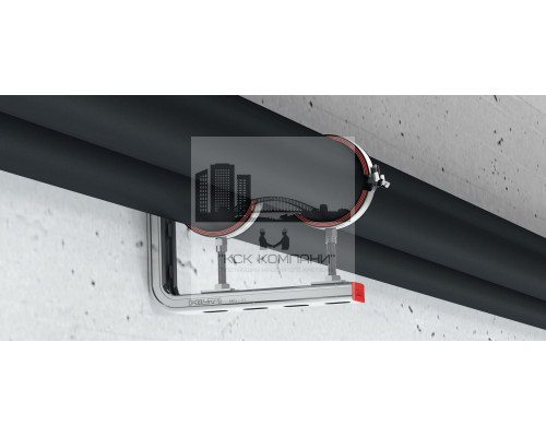 MP-U-I Быстрозапирающийся трубный хомут (со звукоизоляцией)