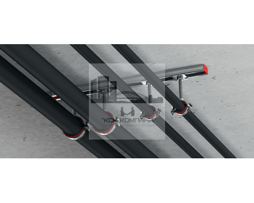 MP-U-I Быстрозапирающийся трубный хомут (со звукоизоляцией)