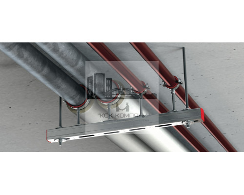 MP-U-I Быстрозапирающийся трубный хомут (со звукоизоляцией)