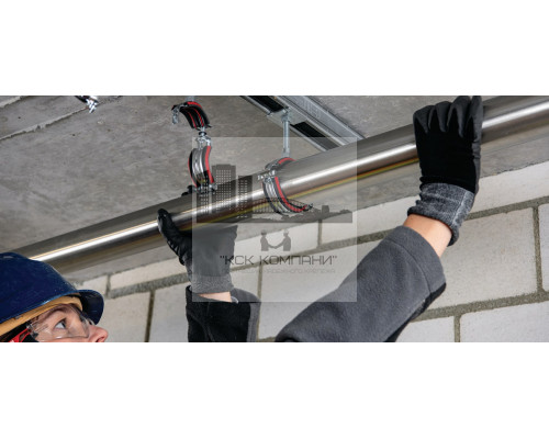 MP-U-I Быстрозапирающийся трубный хомут (со звукоизоляцией)