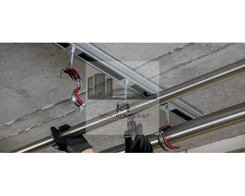 MP-U-I Быстрозапирающийся трубный хомут (со звукоизоляцией)