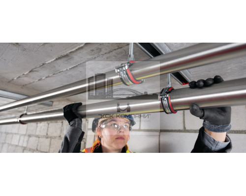 MP-U-I Быстрозапирающийся трубный хомут (со звукоизоляцией)