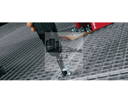 X-GR Крепежный зажим с гвоздем для решетчатых настилов