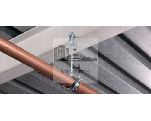 MP-HI Быстрозапирающийся трубный хомут для невысоких нагрузок (со звукоизоляцией)