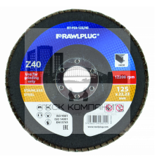 RT-FDI Круг лепестковый шлифовальный (цирконий) по нержавеющей стали