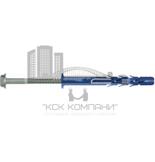 R-FF1-N-K-A4 Рамный фасадный дюбель с шурупом с шестигр. головкой из нерж.стали А4