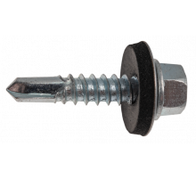 Саморез кровельный с буром оцинкованный 4.8х51