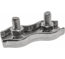 Зажим нержавеющий DUPLEX для троса 4 мм.