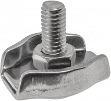 Зажим нержавеющий SIMPLEX для троса 3 мм.