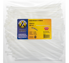 Ремешок-хомут белый 150x3,5