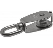 Блок нержавеющий 20 мм. для троса 6 мм.