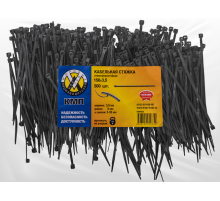 Ремешок-хомут черный 150x3,5