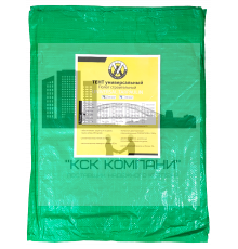 Тент 6 x10м (120г/кв.м.) зеленый/серебро