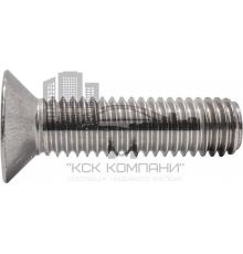 DIN 965 Нержавеющий винт с потайной головкой А2 М6x60