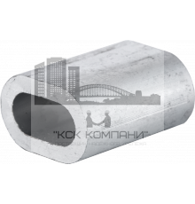 Зажим для троса DIN 3093 4мм (алюм.)