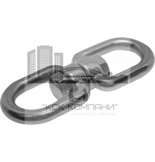 Вертлюг нержавеющий (петля-петля) 16 мм.