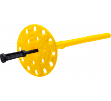 Дюбель тарельчатый 10x150 мм. c гвоздем из стеклонаполненного полиамида